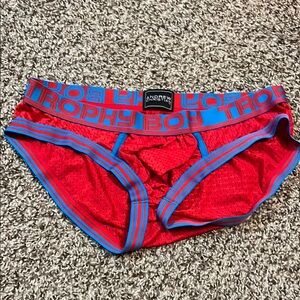 Andrew Christian Red Trophy Boy Briefs